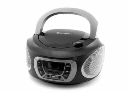 Přehrávač Roadstar, CDR-365U/SL, přenosný, CD/MP3, rádio PLL, USB, AUX IN, CD, displej, 2x2 W