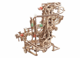 Ugears 3D dřevěné mechanické puzzle Kuličková dráha řetězová