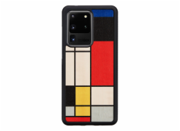 MAN&WOOD case for Galaxy S20 Ultra mondrian wood black