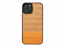 MAN&WOOD case for iPhone 12/12 Pro herringbone arancia black