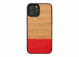 MAN&WOOD case for iPhone 12 Pro Max herringbone azalea black