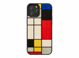 MAN&WOOD case for iPhone 12 Pro Max mondrian wood black