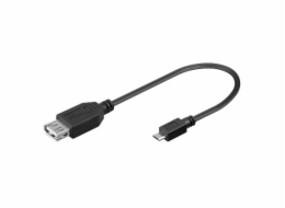 Sbox USB A F.->MICRO USB M. 0.1M USB F-MICRO M