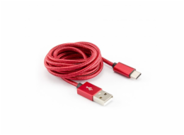 Sbox USB-TYPEC-15R USB->Type C M/M 1.5m fruity red