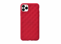 Devia Woven2 Pattern Design Soft Case iPhone 11 Pro red