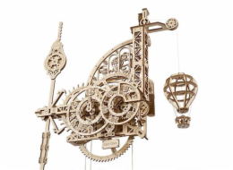 Hračka Ugears 3D dřevěné mechanické puzzle Nástěnné hodiny Aero