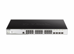 D-Link DGS-1210-28P/ME/E 24-Port 10/100/1000BASE-T PoE + 4-Port 1 Gbps SFP Metro Ethernet