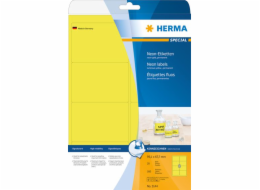 Barevné štítky Herma A4, Matte Paper Bridge Yellow, 160 PCS (5144)