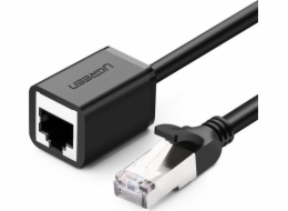 Ugreen Network Cable Ugreen Extension Cord Ethernet RJ45, kat. 6, FTP, s kovovou zástrčkou 1M, (černá)