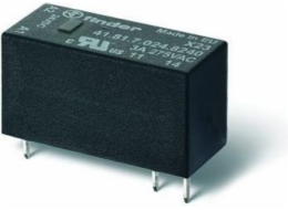 Miniaturní relé FINDERS 24V DC vstup. 3A 240V AC SSR pro tištěné desky a zásuvky 95.x5.x / 93.x2 (41.81.7.024.8240)