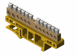 Elektro-Plast Svorkovnice pro 12stopou kolejnici, žlutá TH35 LZ-12/Ż (0921-01)