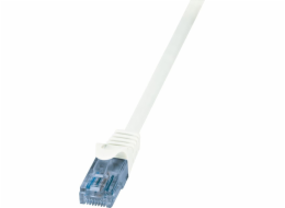 LogiLink RJ-45/RJ-45, kat. 6a, U/UTP, bílá, 1,5 m (CP3041U)