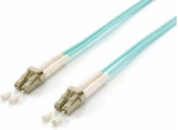 Vybavit LC-LC LCLE Fight Patchcord, Duplex, MM 50/125, OM3, LSOH, 10m (255416)