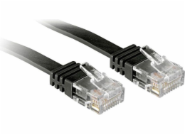 Lindy Patchcord RJ45, 3M, Flat, Black (47523)