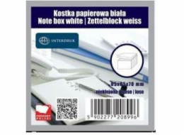 Interdruk Paper Cube White 85x85x70 mm Undecable (203798)