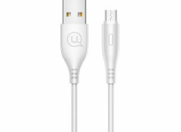 USB usams usams kabel U18 microUSB 2a Fast Charge 1m White/White SJ268USB02 (US-SJ268)