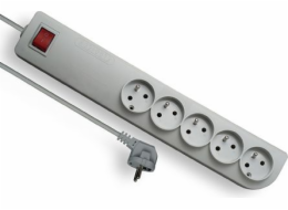 Power Strip Elgothech PSF3 Anti-Redevix 5 3 M Bílé zásuvky (PSF3-503)