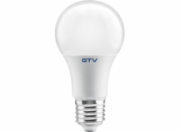 GTV LED žárovka E27 10W A60 SMD2835 studená bílá 840lm 6400K LD-PZ3A60-10W