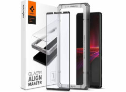 Spigen Tempered Glass Spigen Glass.T Slim Alignmaster Sony Xperia 1 III černá