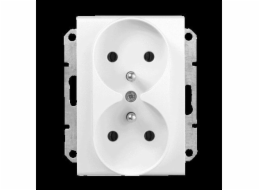 Schneider Electric Double Socket Z/U 16A White (SDN2800921)