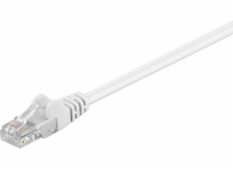 Goobay Krosowy Krosowe Patchcord U/UTP Cat. 5e CCA White 5M (68508)