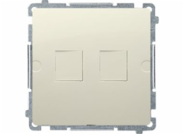 KONTAKTY-SIMON BASIC KRYTOVÁNÍ SINET ICT Socket RJ Keystone Flat Beige (BMPT/12)