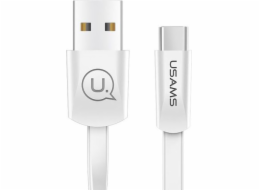 USB USAMS DJAMS kabel U2 USB-C 1,2 m bílý/bílý/bílý SJ200TC02 (US-SJ200)