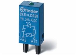 Finder LED signalizační modul Green + Waristor 6 - 24V AC / DC (99,80.0.024.98)