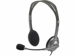 Sluchátka se stereo mikrofonem Logitech H110 (981-000271)