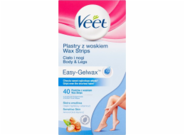 Veet Snadné gelwax plátky s voskováním voskování 40 ks