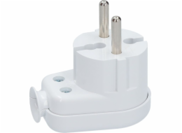 Timex-elektro Angle Plug B/U 16A 2P, 250V, White (WT-6)