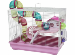 Panama Pet Panama Pet Cage pro hlodavce 47x30x37 cm bílá/růžová