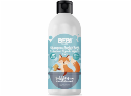 Barevný šampon BEBI Kids a 2in1 Bath Liquid - Balloon Gum 500 ml