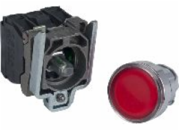 Schneider Electric Harmony XB4 Flat Button Red LED 24V  XB4BW34B5