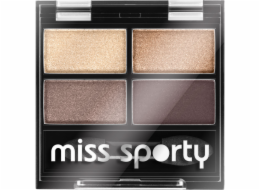 Miss Sporty Quattro Studio Quadruple oční stíny 403 Smoky Brown Eyes 5g