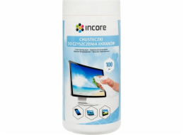 Incore zvlhčené ubrousky pro čištění obrazovek TFT/LCD 100 ks. Velká trubice (ISC1515)