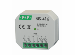 F&F BIS-416 bistabilní relé, zapuštěné, dva nezávislé řídicí obvody