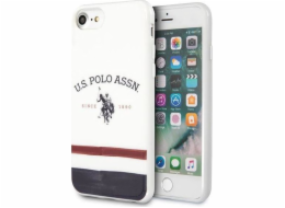 US Polo Assn US Polo USHCI8PCSTRB iPhone 7/8/SE 2020 bílá/bílá Tricolor Pattern Collection