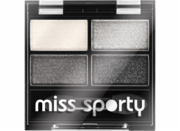 Miss Sporty Quattro Studio Quadruple oční stíny 404 Real Smoky/Smoky Black 5g