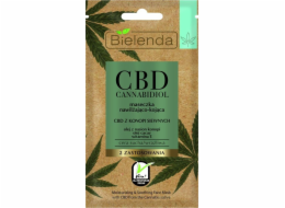 Bielenda CBD Cannabidiol Hydratační a zklidňující maska 8g