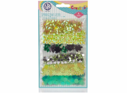 Astra Sequins mix Emerald deep (242594)