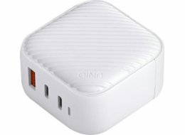 Uniq Uniq Charger síť. Verge Pro 66W GAN USB-C WHITE/Cloud White