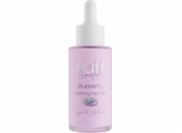 Fluff Soothing Face Milk hydratační a zklidňující borůvkové pleťové mléko 40 ml