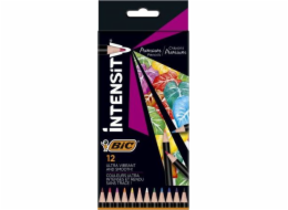 Bic Inensity Premium tužkové pastelky 12 BIC barev