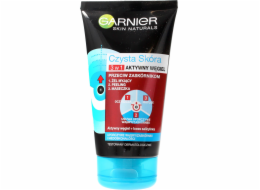 Garnier Face mycí gel Clean Skin Active Charcoal 3v1 150ml