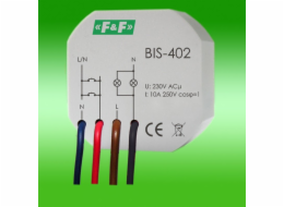 F&F Pulzní relé 230V 16A instalace v p/t krabici - BIS-402