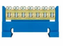 Pawbol Nízká kolejová svorkovnice, 7stopá, modrá TH35 (E.4023)
