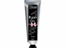 Elisium Flexy Gel gel na prodloužení nehtů Béžová 25g