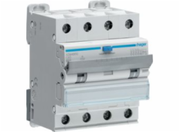 Hager Proudový chránič 4P C 40A 0,03A Typ A 6kA RCBO (ADM490C)