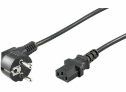 Goobay napájecí kabel Schuko typ F CEE 7/7 IEC C13 napájecí kabel 5m černý (51320)